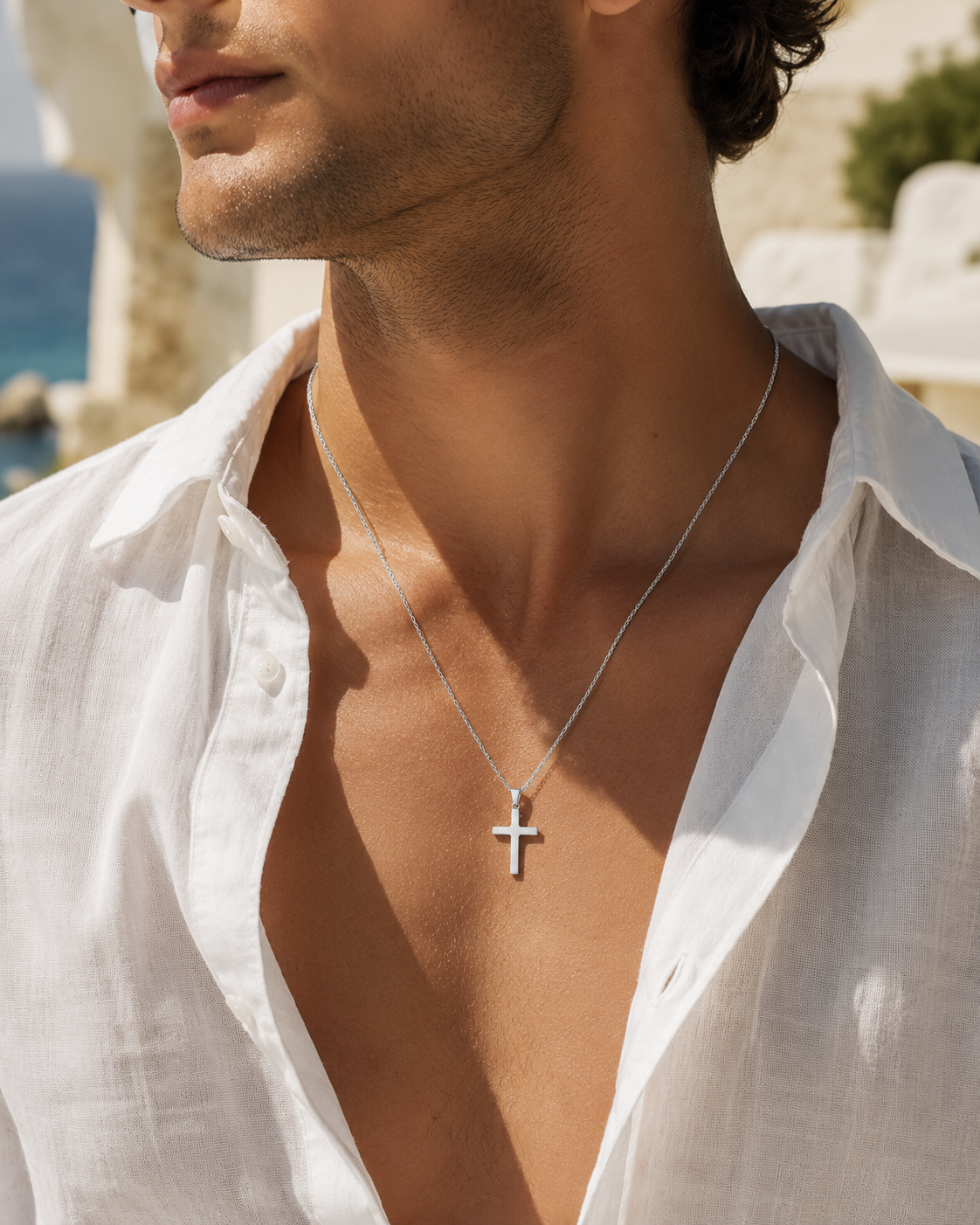 Cadena con Cruz Thalea