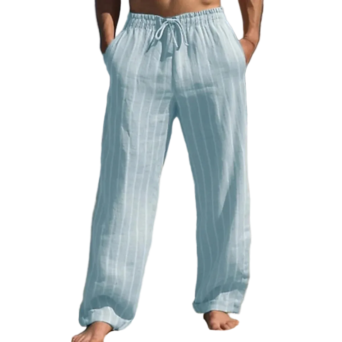 Pantalón Lino a Rallas Thalea