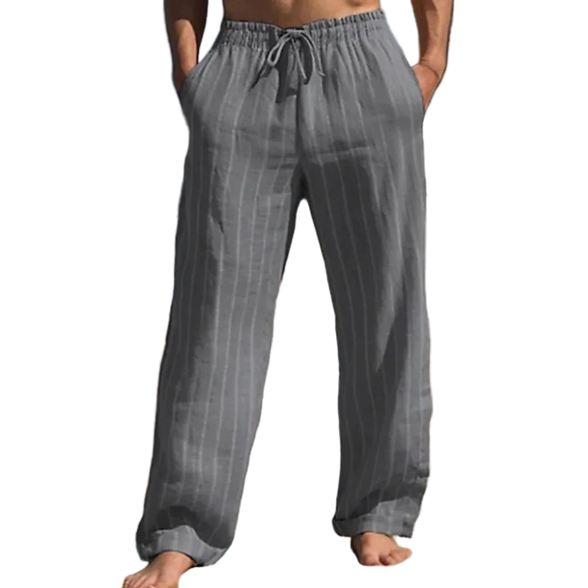 Pantalón Lino a Rallas Thalea